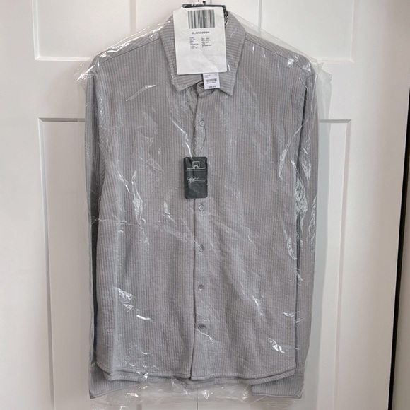 Michael Strahan long sleeve Gray NWT L - Picture 1 of 3